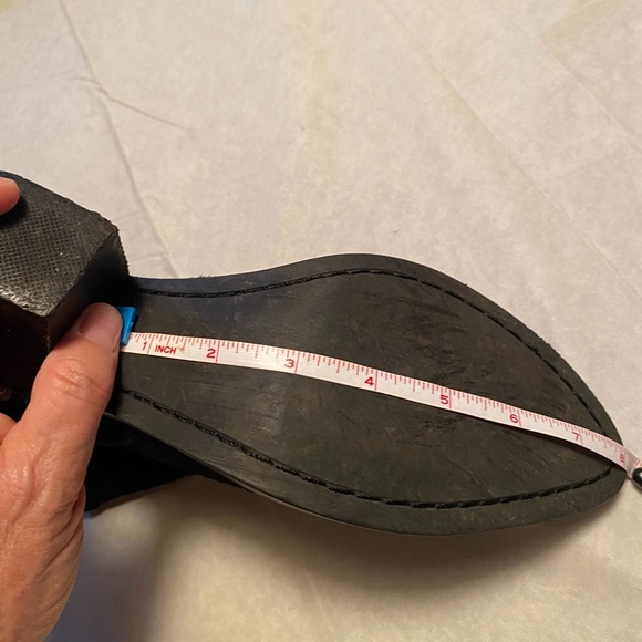 Jeffrey Campbell Cromwell Western Black Suede Snakeskin Leather Booties-Size 9 - Picture 14 of 15